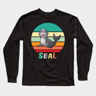 Vintage Retro Seal Long Sleeve T-Shirt